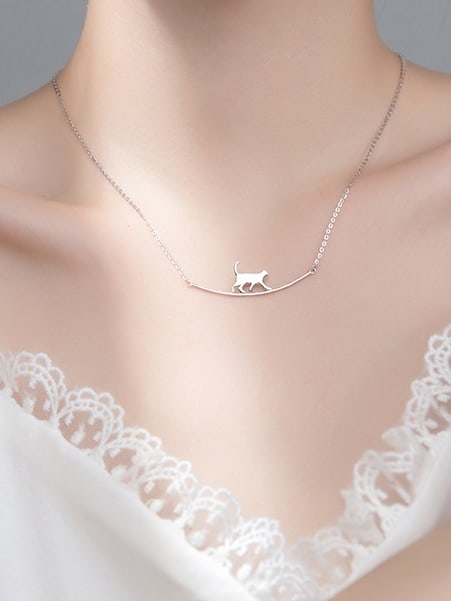 Colier din argint Kitty